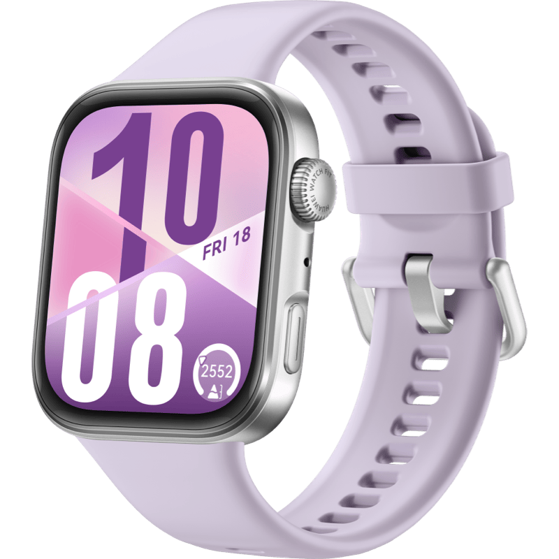 Huawei Watch Fit 4 fioletowy front lewy obrót