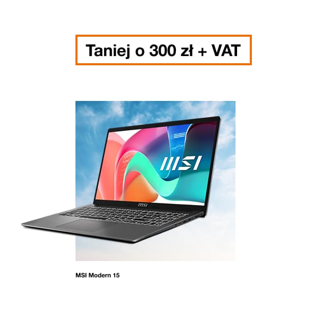 Rabat 300&nbsp;zł&nbsp;+&nbsp;VAT na&nbsp;nowość od&nbsp;MSI