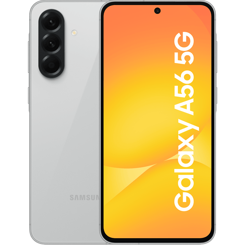 Samsung Galaxy A56 5G 8/256GB szary front i tył