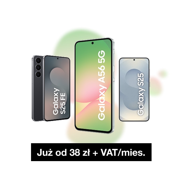 Wydajne smartfony już&nbsp;od&nbsp;38&nbsp;zł +&nbsp;VAT/mies.