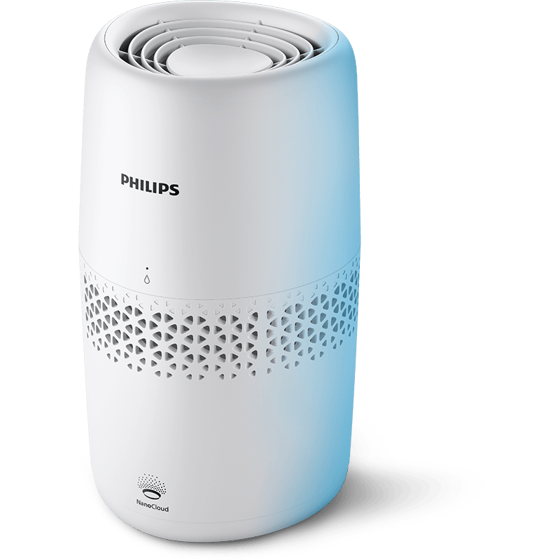 Philips Nawilżacz Powietrza Seria 2000 Z Technologią Nanocloud HU2510/10 biały front lewy skos