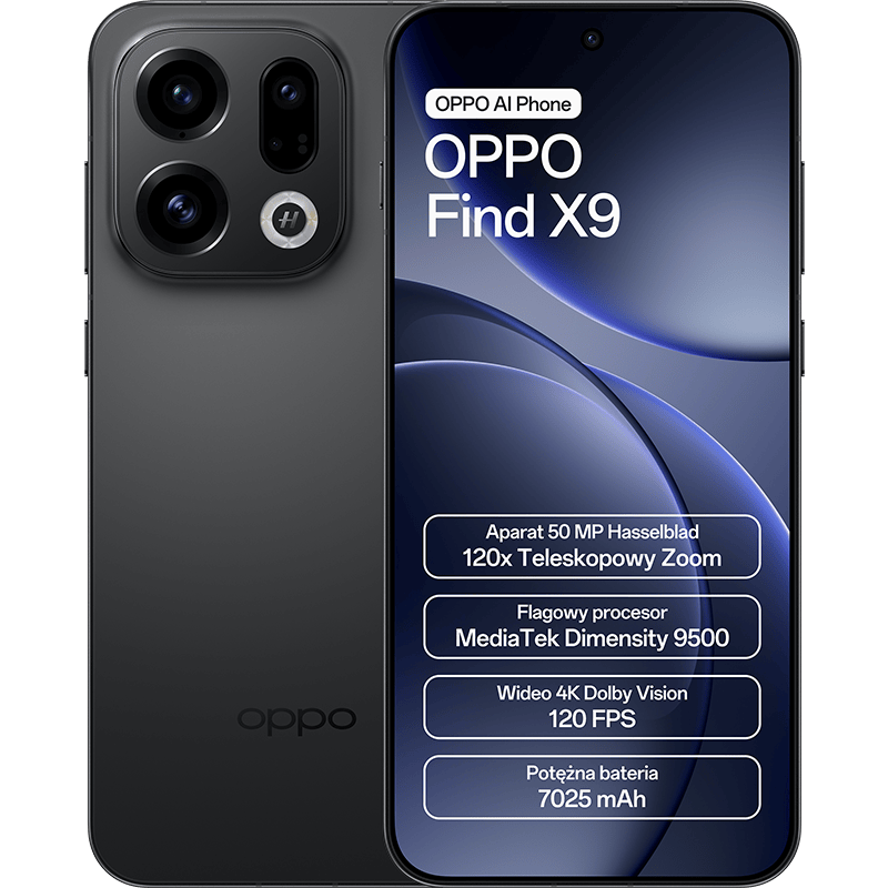 OPPO Find X9 5G 12/512 GB czarny